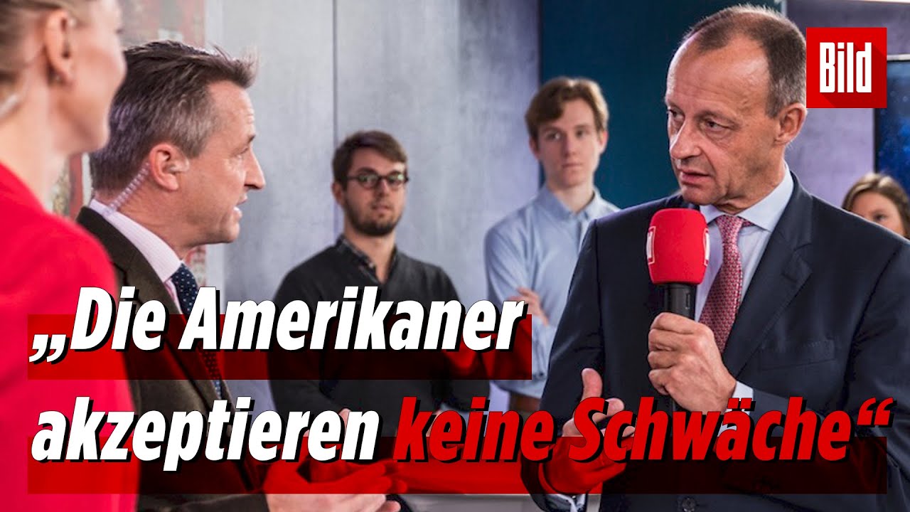 Friedrich Merz Reaktion auf Tweets von Donald Trump | Die Richtigen Fragen Spezial