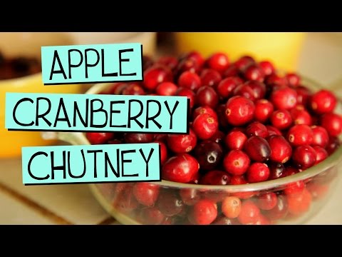 Apple Cranberry Chutney