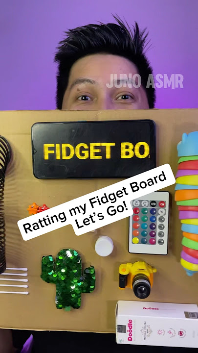 Ratting Fidget Board ASMR #fidget #diy #craft #asmr #fidgetboard #shorts #junoasmr