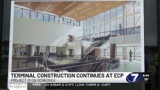 Construction continues on terminal expansion at ECP