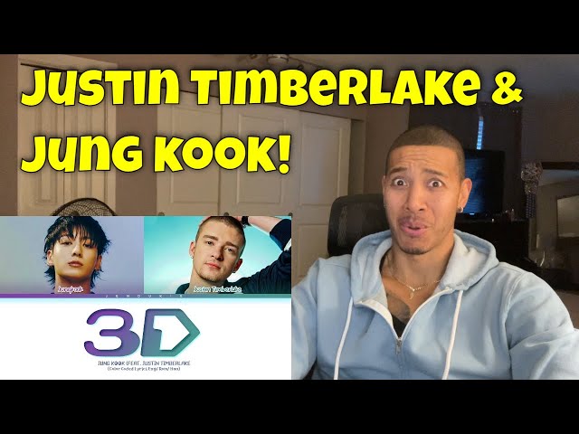 Jung Kook and Justin Timberlake - '3D' Remix!! (REACTION) class=