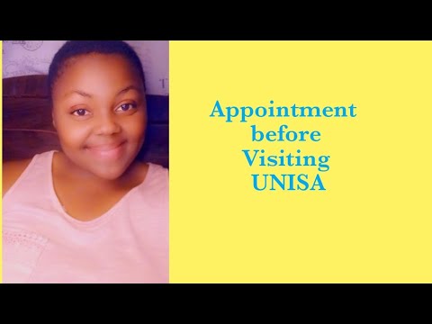 How to make an appointment to go to UNISA | Princess Yanja