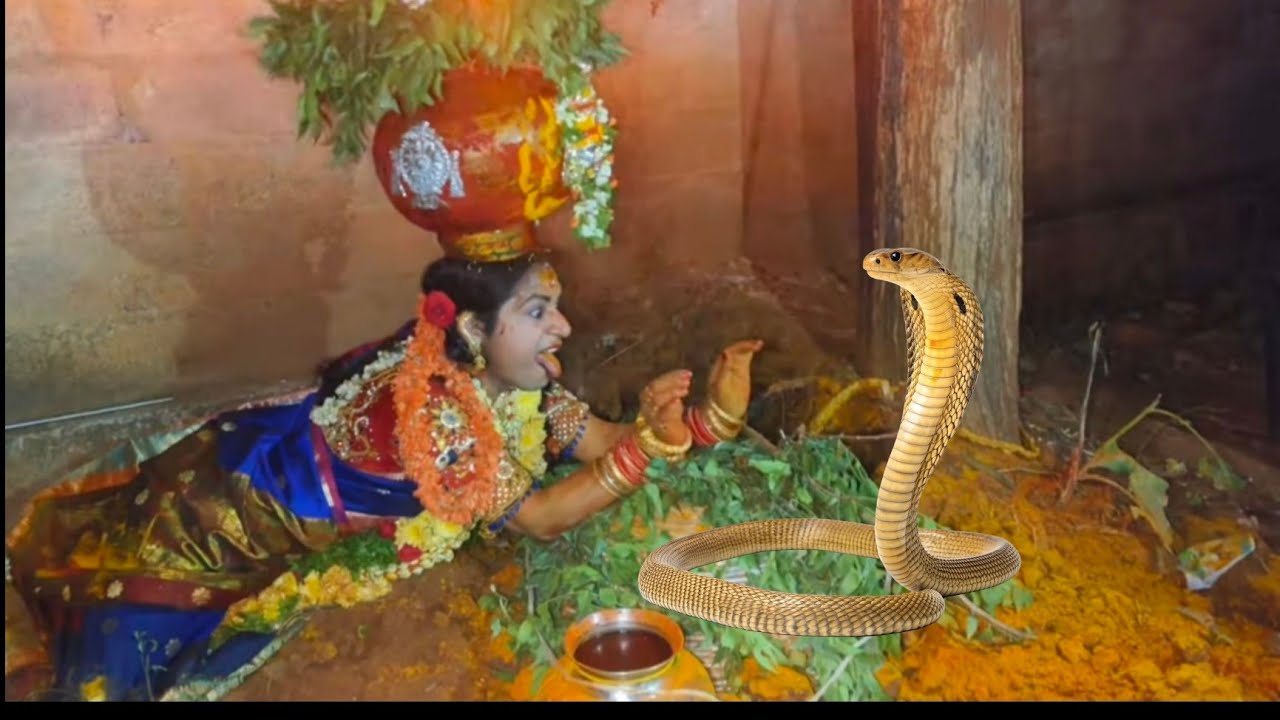 రాకేష్ బోనం అన్న పుట్ట మీద నాగమ్మ తల్లి దర్శనం చేసుకోండి 😱🙏| Yellamma snake 🐍Pooja Rakesh Bonam Anna