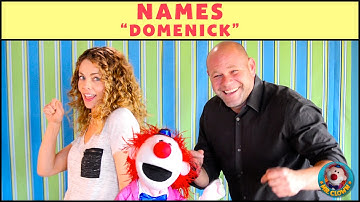 Learning Names with Mr. Clown: "Domenick"