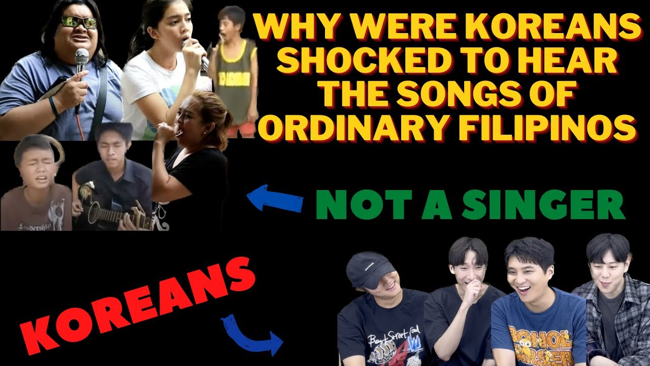 K Pop Idol React To Normal Days In The Philippines All Filipinos Are Good At Singing Youtube