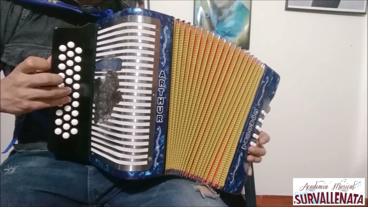 Si supieras (Alfredo Gutierrez.) en acordeón BESAS (cinco letras)