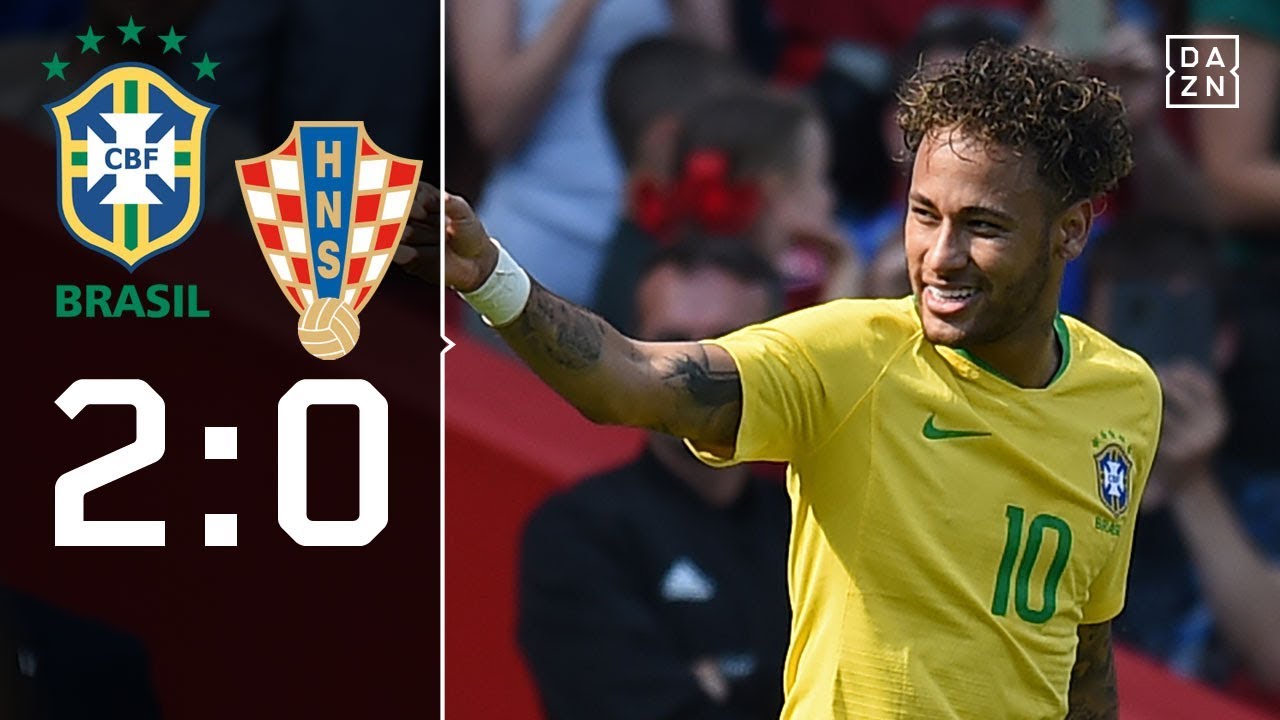 Neymar feiert Traum-Comeback Brasilien - Kroatien 20 Highlights Länderspiele DAZN