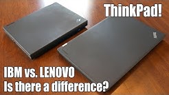 ThinkPad: IBM vs. Lenovo design