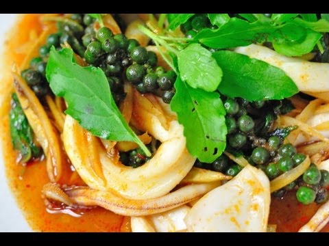 ปลาหมึกผัดฉ่า Seafood Spicy Stir-Fry