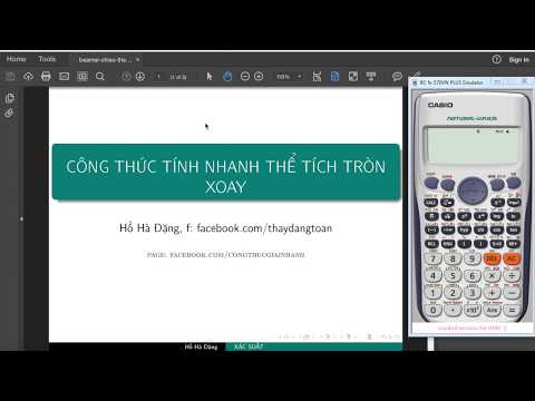 Video Công thức tính nhanh thể tích tròn xoay (elip, đường... - youtube