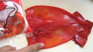 生イカでカットよっちゃんイカ再現