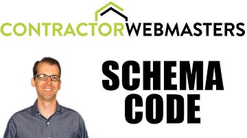 Contractor Webmasters: Schema Code