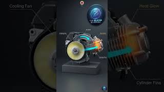 The Secret Physics of Scooter Engine Cooling ⚙️#shorts