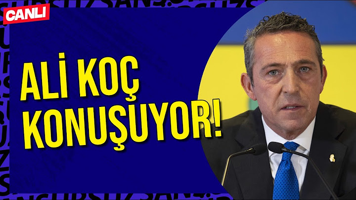 CANLI | FENERBAHÇE BAŞKANI ALİ KOÇ SPONSORLUK ANLAŞMASINDA KONUŞUYOR