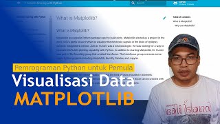 Belajar Python untuk Pemula: Visualisasi Data di Python dengan Modul Matplotlib Belajar Python untuk Pemula: Visualisasi Data di Python dengan Modul Matplotlib