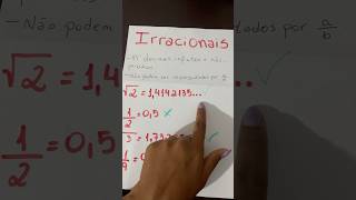 Irrational Numbers  mathematics activecompetitiveexamtaker godincontrol enem