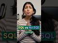 SQL vs NoSQL Explained 🔥 | Differences, Use Cases & Examples #Shorts #SQL #GfG