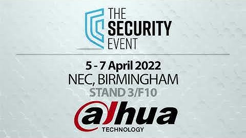 The Security Event Dahua 2022 - Book now