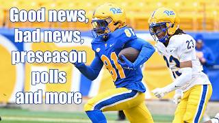 Good news, bad news, preseason polls and more | The Morning Pitt: 7/29/2026