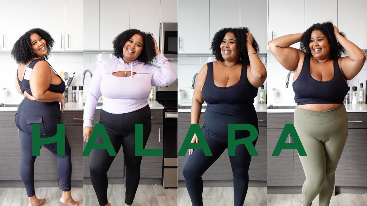 HALARA PLUS SIZE HAUL TRUE TO SIZE PLUS SIZE ACTIVE WEAR?! SIGN ME UP!!!  SIZE 3X/4X 