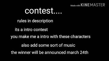 Intro contest! Rules in description
