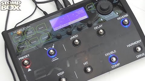 TC Helicon VoiceLive 3 Extreme Demo Vocal / Guitar Processor at Musikmesse 2015