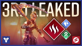 Bungie LEAKS 3rd DARKNESS Subclass!! // (Spoilers!) Color & Super Icon!! // Two Melee Charges!!