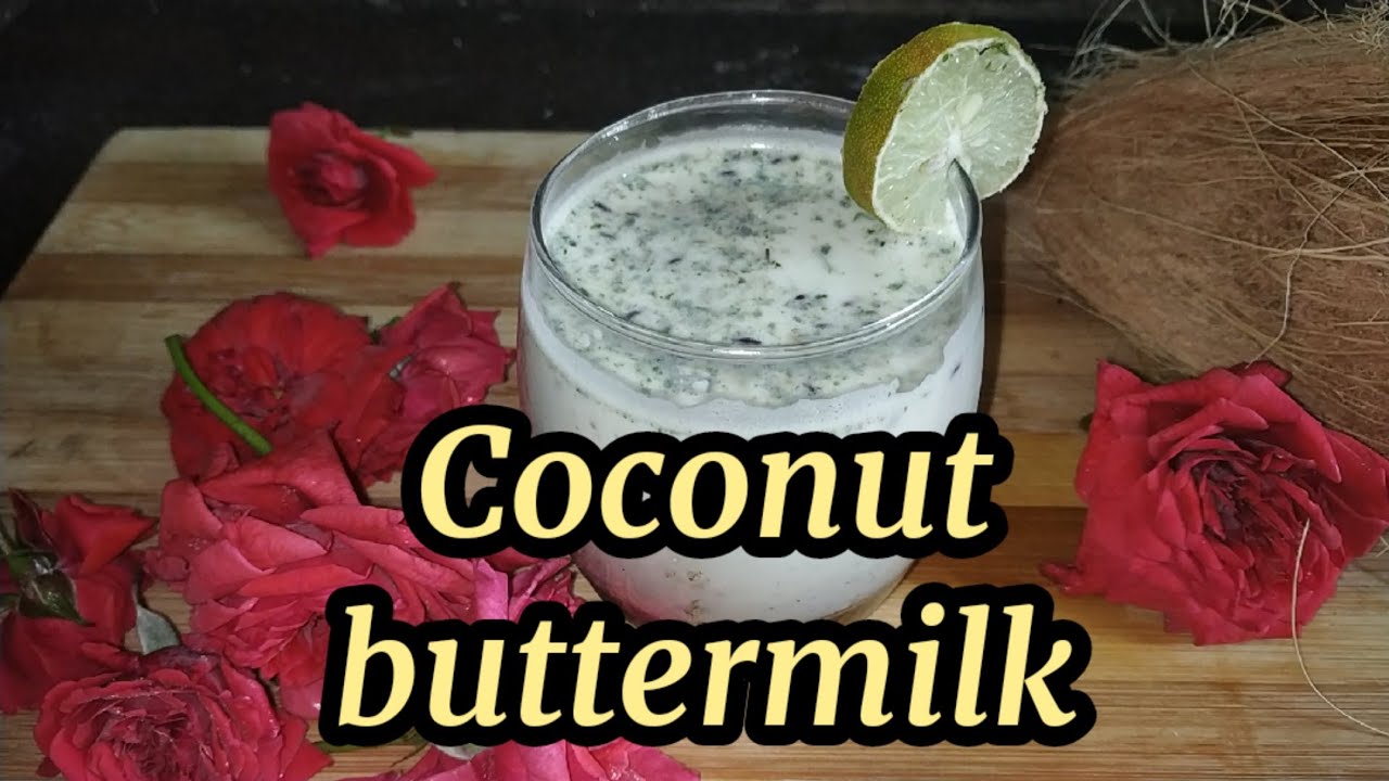 Vegan Buttermilk/ Coconut Milk Buttermilk /Diary of Swagatika YouTube
