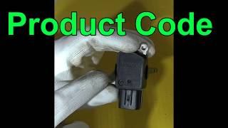 How to find Product code info MAF sensor Toyota Corolla Dual VVT-i engine Years 2007 to 2018