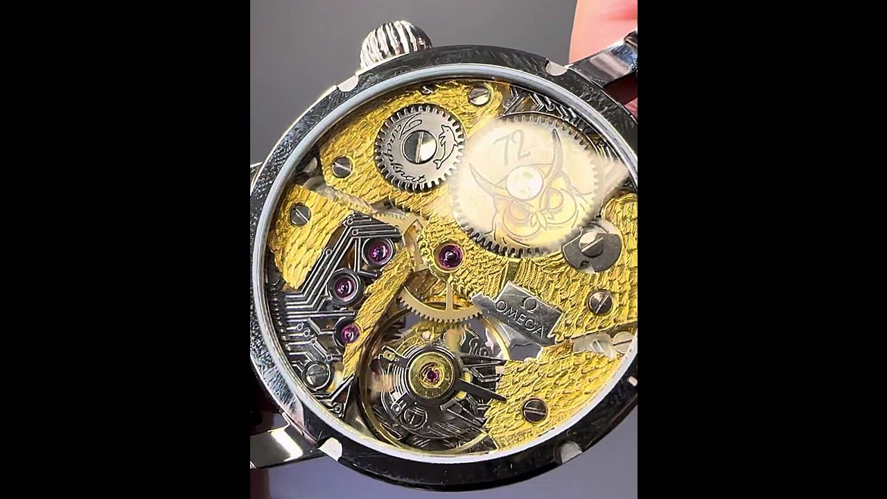 Глаз из серебра и грибы скелетон Omega Patina Watch Studio