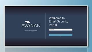 AVANAN Email Security Portal