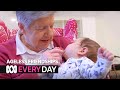 Babies &amp; seniors make unlikely besties👴👶  | Everyday | ABC Australia