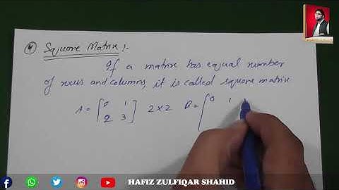 Grade 10 |Math(Arts Group)| Unit No 6{Introduction To Matrix}Ex 6.2 #maths   #hafizzulfiqarshahid
