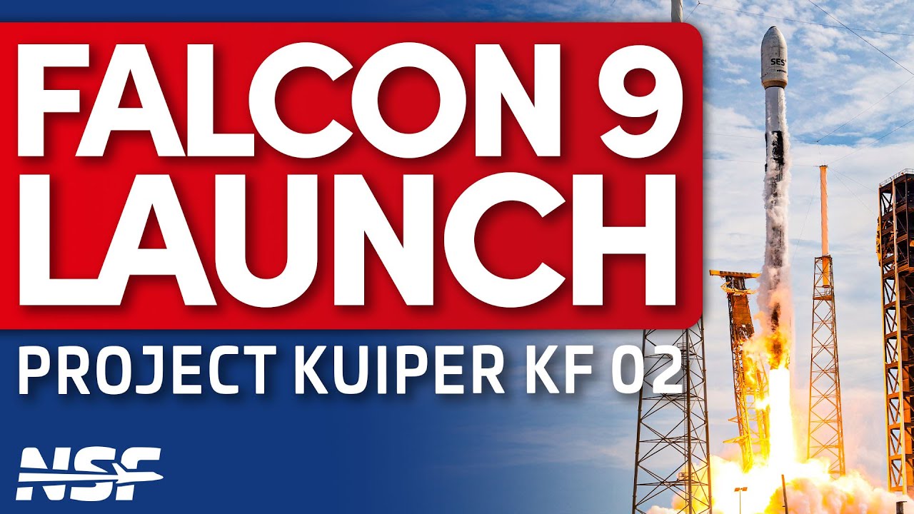 SCRUB 3: Recovery Weather Scrubs SpaceX Falcon 9 Launch of KF-02 video artwork