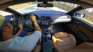 2003 BMW 325i (E46) | POV Mountain Run | W/ Muffler Delete | M54B25 + 6 Speed Manual Swap