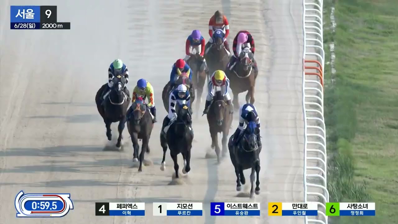 페퍼엑스.1등급 2000m.이혁 기승,선행일순