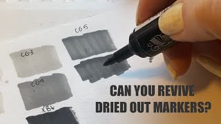 Can you revive dried out alcohol markers?