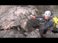 Using the rope to pitch the crux section of a scramble