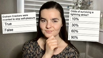 ASMR Whispering Random Multiple Choice Trivia Questions | How Many Can You Get?