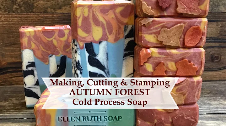 Making AUTUMN FOREST CP Aloe Vera Soap w/ Embeds |...