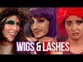 Crazy Eyelashes & Wigs w/ FRANKIE GRANDE! (Beauty Break)