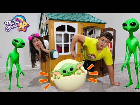 Maria Clara e JP encontram um novo bebê alienígena 👽