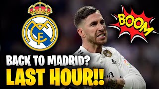 URGENT IN MADRID! ✅ SERGIO RAMOS IN MADRID? 💥 NOBODY EXPECTED THIS! SURPRISED EVERYONE!