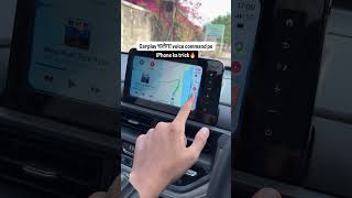 Apple Carplay ko voice command pe use karneka trick! #iphonetips #cartips #applecarplay
