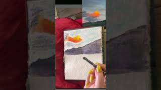 Challenge Accepted - Day 25 #worldwatercolormonth #wwcm2026 #carandache