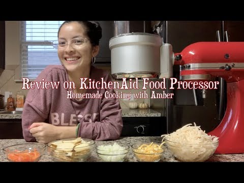 KitchenAid Food Processor Attachment Demo Review