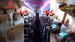 EMIRATES vs ETIHAD vs QATAR Economy Class Review: Which Airline Is Best?!