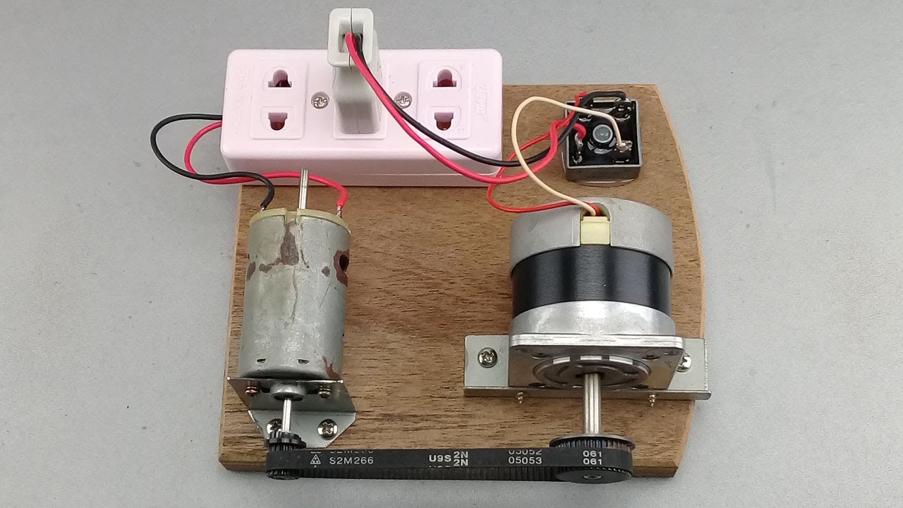 Make Free Energy Generator 12v With 1kw Alternator And Motor DC Free  Electricity Generator 