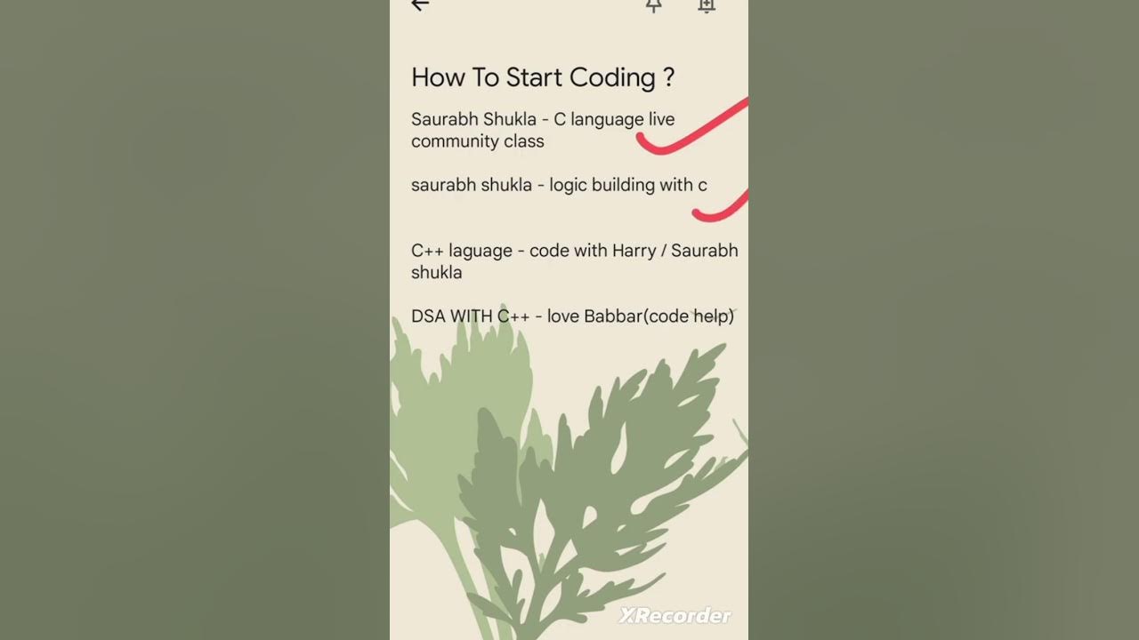 How to start coding ? for Beginners#cse - YouTube