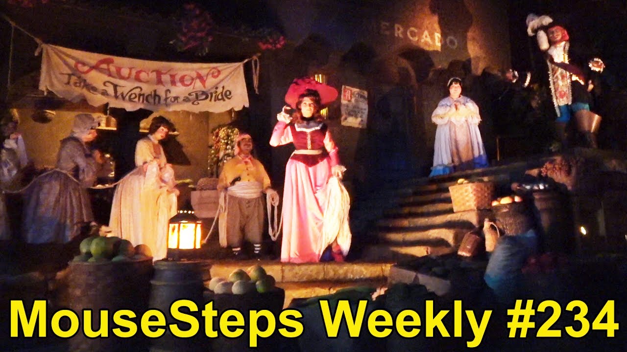 walt disney world vacation MouseSteps Weekly #234 Magic Kingdom w/Pirates of Caribbean; Epcot; DisneyQuest Last Day
